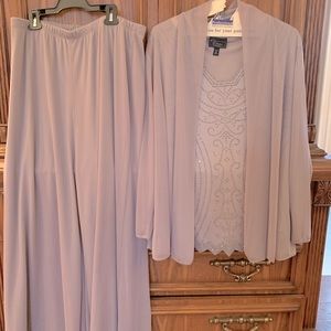 Evening, Rhinestone Pantsuit Dressbarn